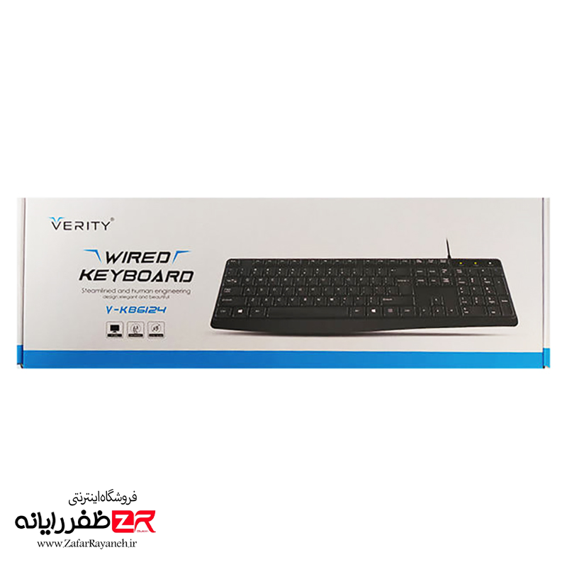 کیبورد باسیم وریتی مدل Verity V-KB6124