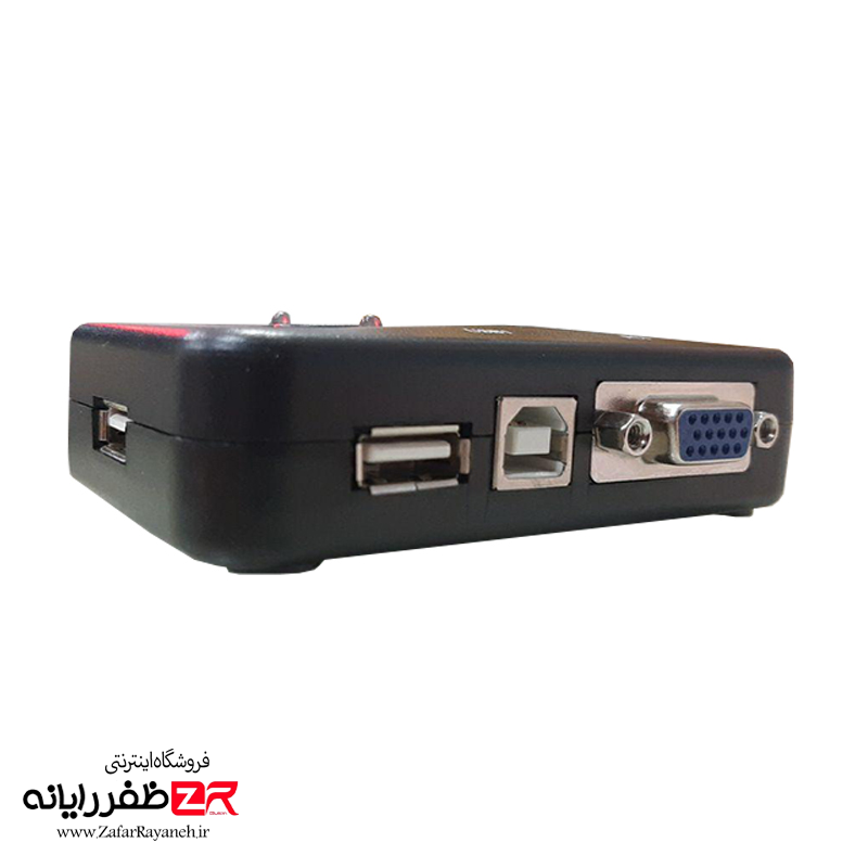 KVM سوییچ 2 پورت USB مدل Manual بدون کابل