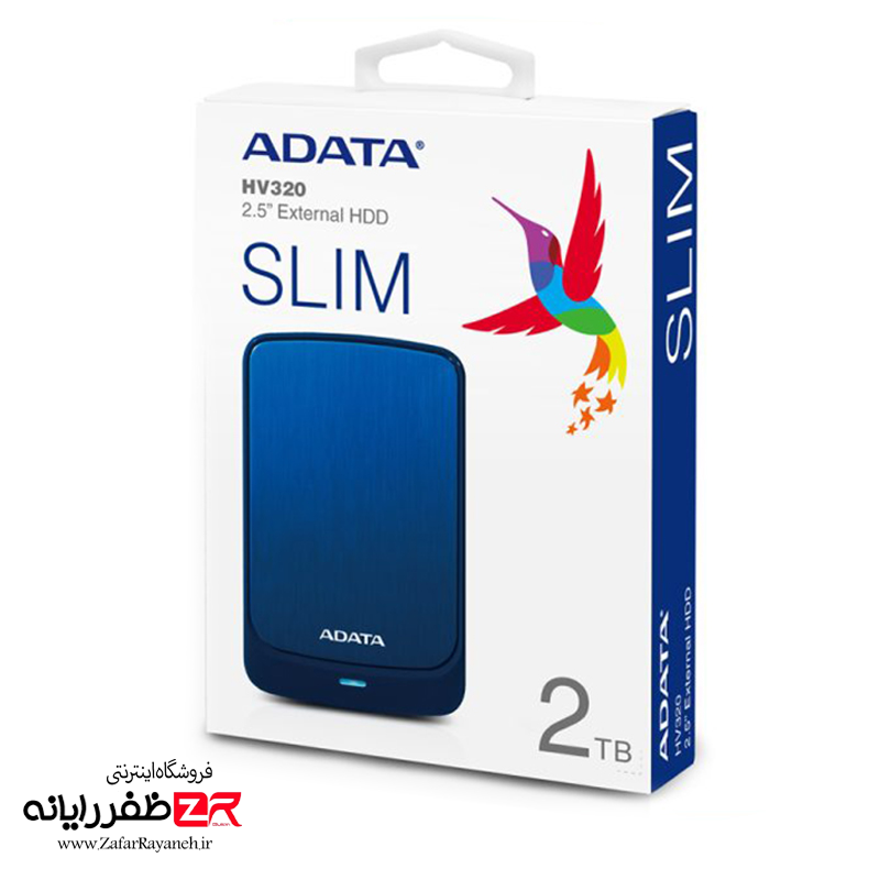 هارد اکسترنال ای دیتا مدل ADATA HV320 ظرفیت 2 ترابایت