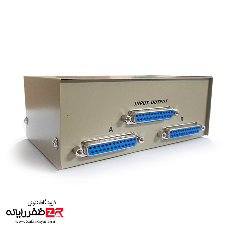 سوئیچ 2 پورت پارالل پرینتر دستی مدل Manual DB25-2