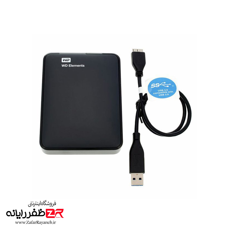 باکس هارد اکسترنال وسترن دیجیتال مدل WD Elements USB 2.0