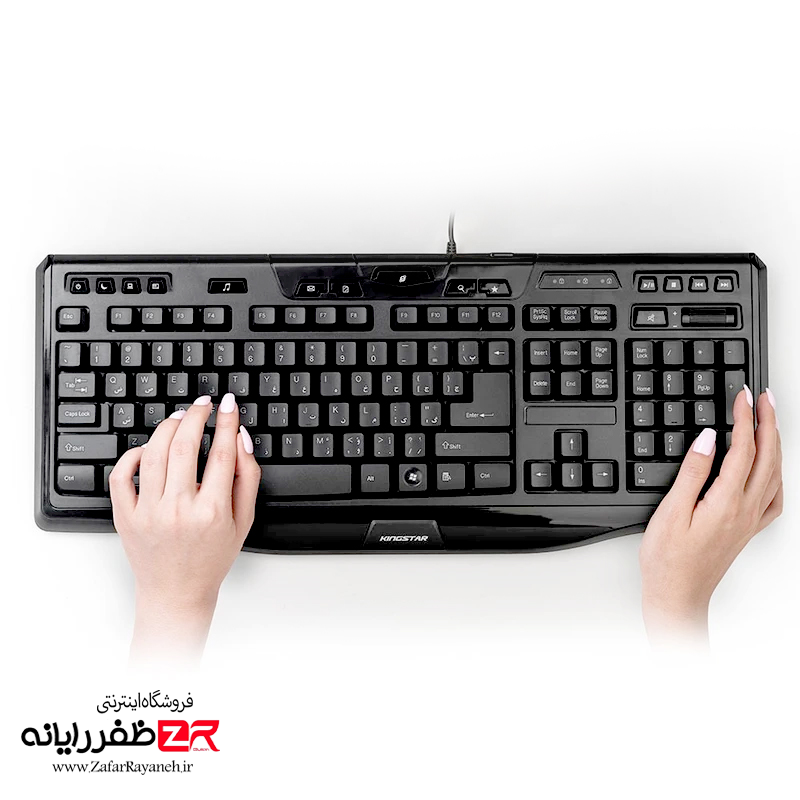 کیبورد با سیم کینگ استار مدل KingStar KB86