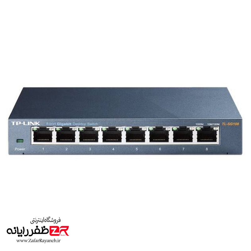 سوئیچ شبکه 8 پورت گیگابیت تی پی لینک مدل TP-Link TL-SG108