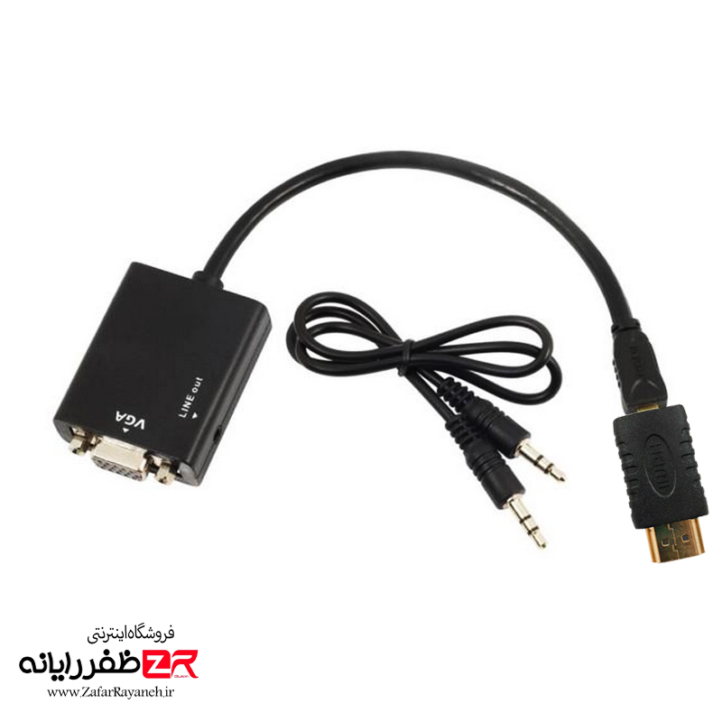 مبدل HDMI/MICRO HDMI به VGA با کابل صدا