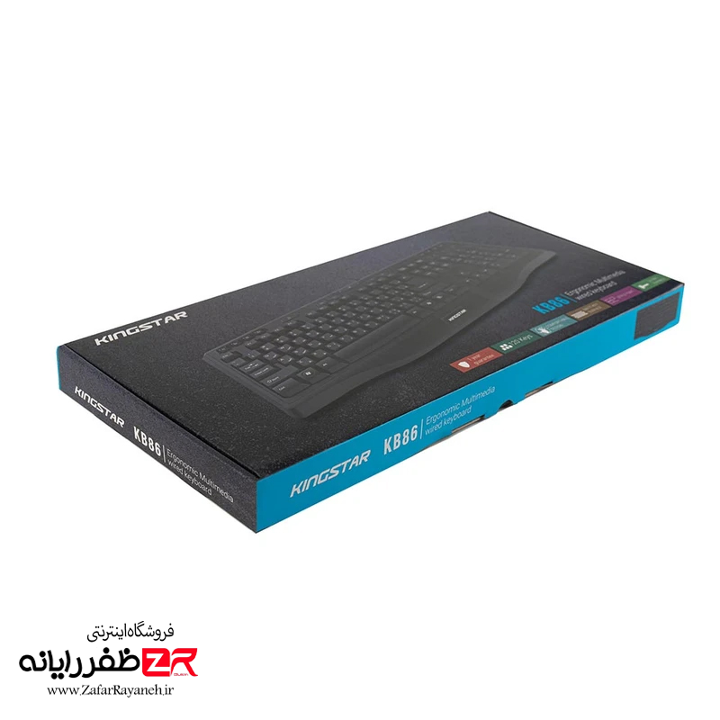 کیبورد با سیم کینگ استار مدل KingStar KB86