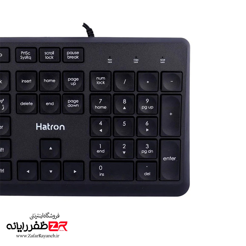 ست ماوس و کیبورد با سیم هترون مدل Hatron HKC215