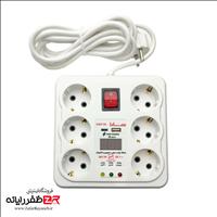 محافظ ولتاژ سارا مدل P256D-USB Type c صوتی و تصویری