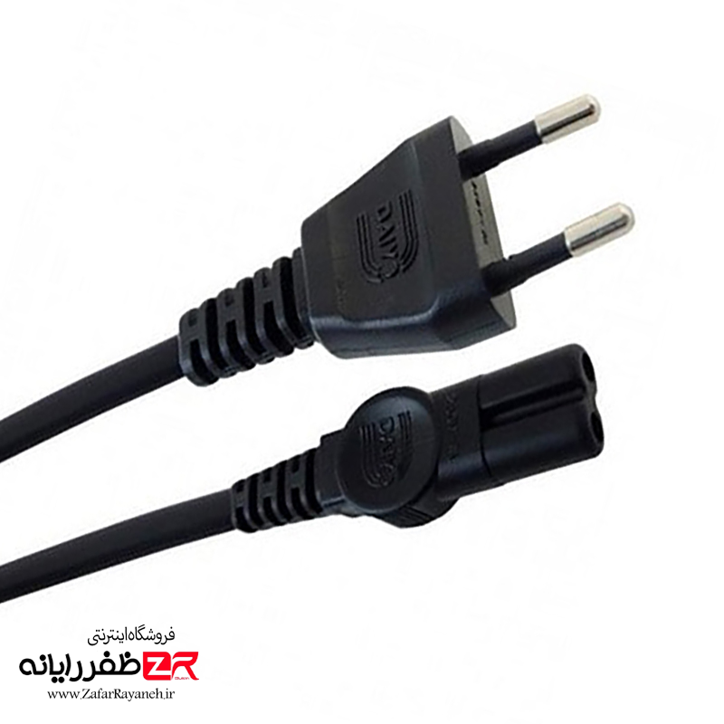 کابل برق دو پین 1.2 متری
