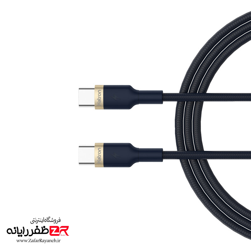 کابل شارژ تایپ سی هترون مدل Hatron HC185CC به طول 1 متر