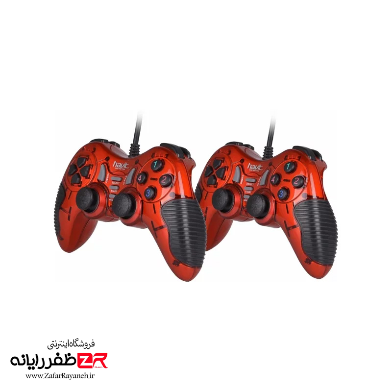 دسته بازی شوکدار هویت مدل Havit HV-G121 مجموعه دو عددی