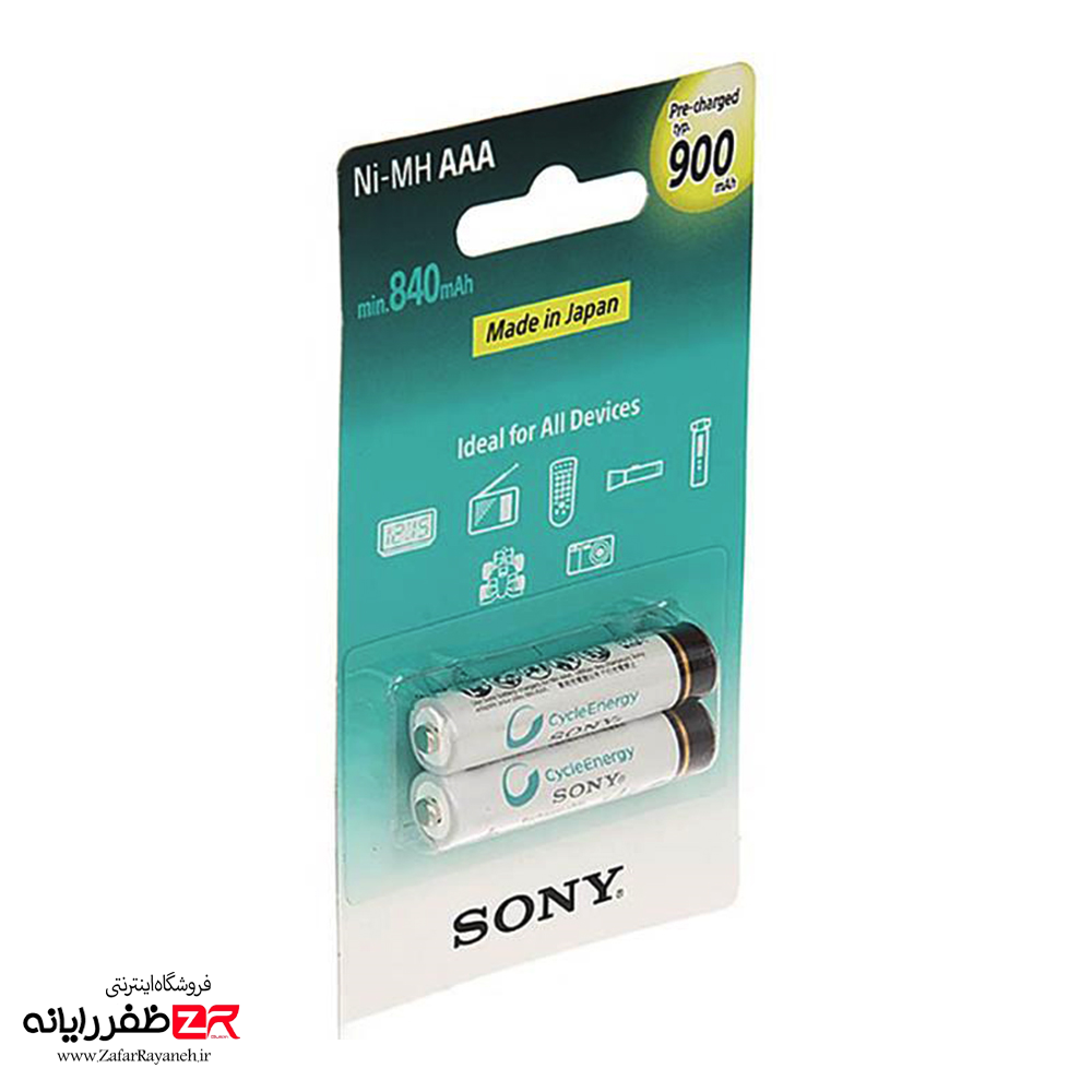 باتری نیم قلم شارژی سونی مدل Sony Ni-Mh 900mAh