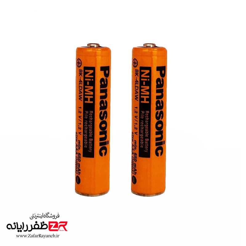 باتری نیم قلم شارژی پاناسونیک مدل Panasonic 2BT 650mAh
