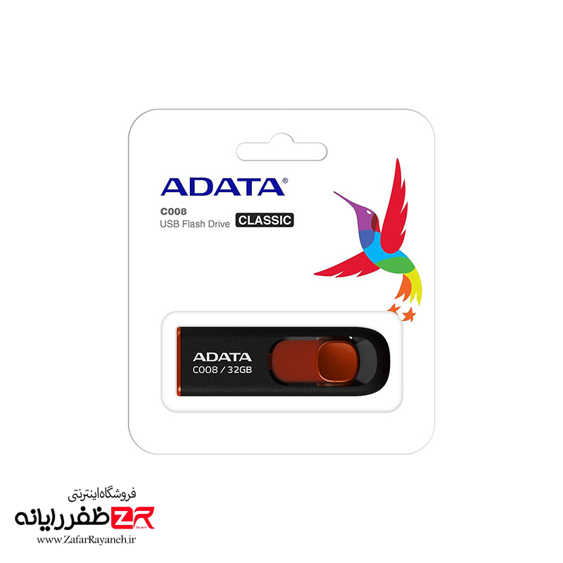 فلش مموری USB 2.0 ای دیتا مدل ADATA C008 ظرفیت 64 گیگابایت