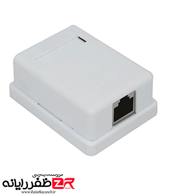 کیستون باکس ubnet Cat5e Surface Mount Box