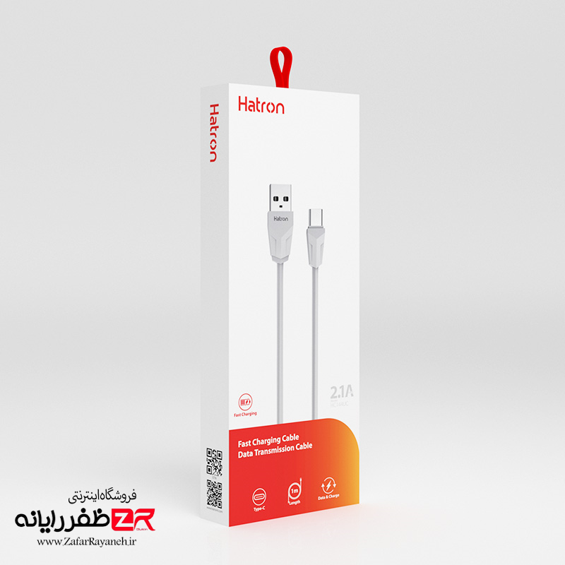 کابل شارژ تایپ سی هترون مدل Hatron HC144UC به طول 1 متر