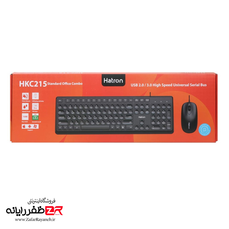 کیبورد و ماوس هترون مدل Hatron HKC215