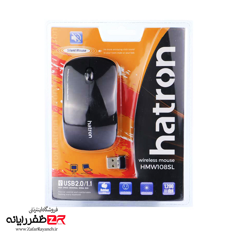 ماوس بی سیم هترون مدل Hatron HMW108SL