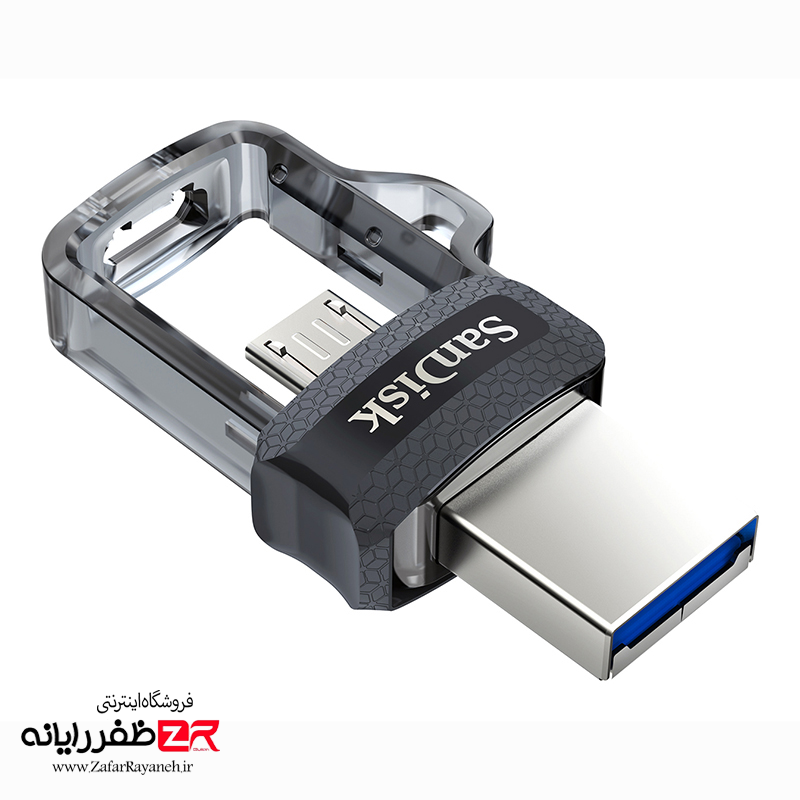 فلش مموری سن دیسک مدل SanDisk m3.0 OTG USB3 با ظرفیت 128 گیگابایت