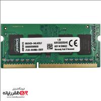 رم لپ‌تاپ کینگستون DDR3L تک کاناله 4 گیگابایت فرکانس 1333 مگاهرتز