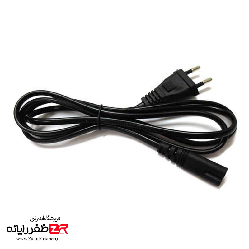 کابل برق دو پین 1.2 متری