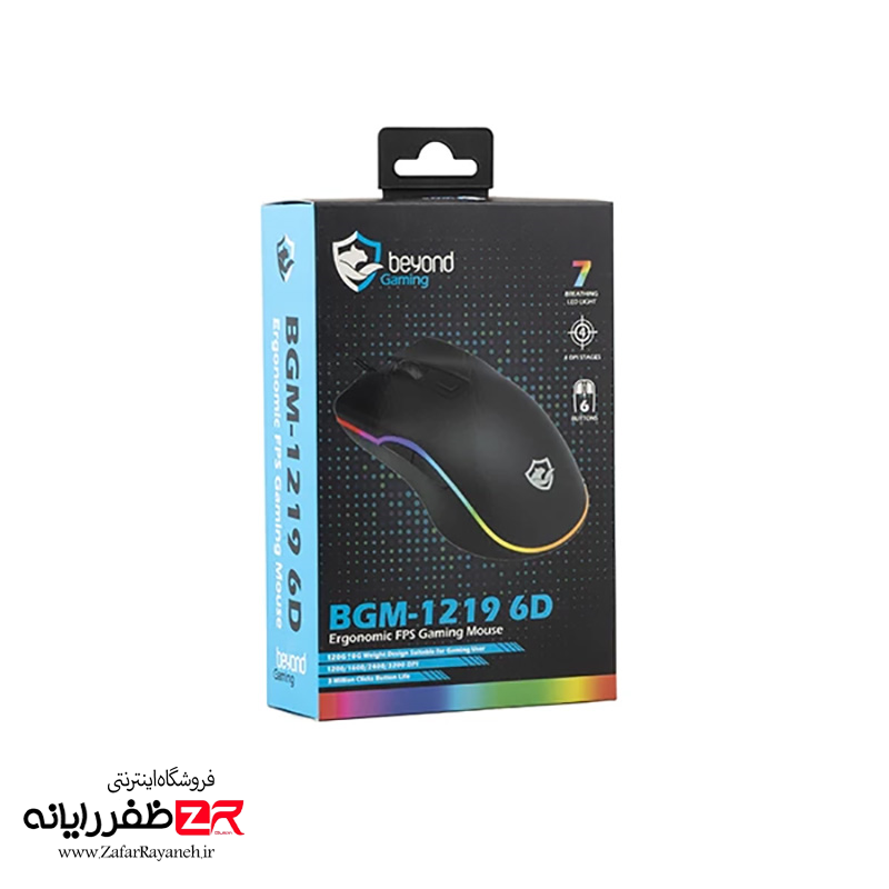 ماوس گیمینگ بیاند مدل Beyond BGM-1219 6D