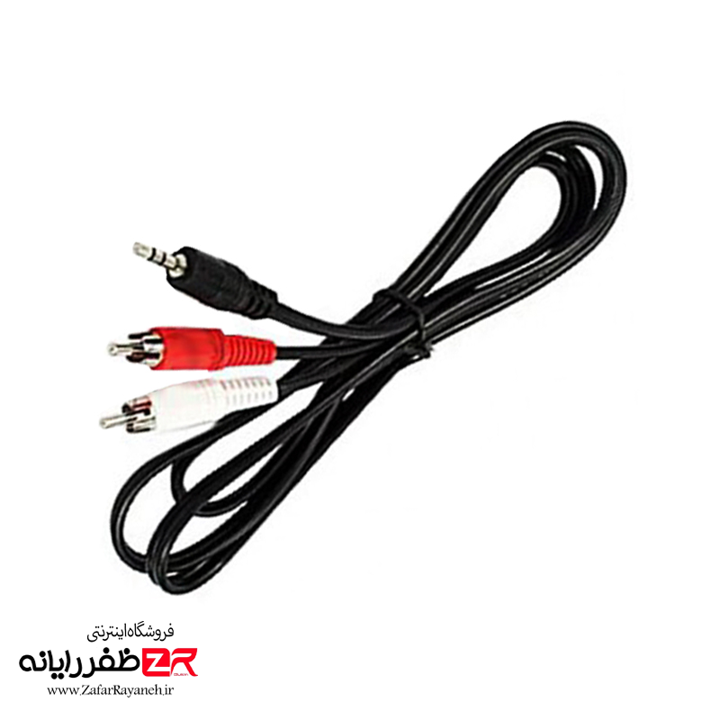 کابل 1/5 متری 2 به 1 صدا RCA به AUX وی نت V-NET