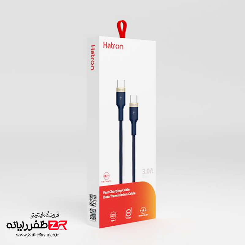 کابل شارژ تایپ سی هترون مدل Hatron HC185CC به طول 1 متر