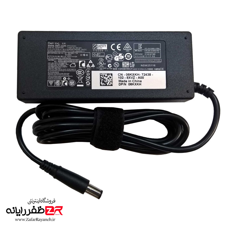شارژر لپ تاپ دل DELL 19.5V 4.62A مستطیلی