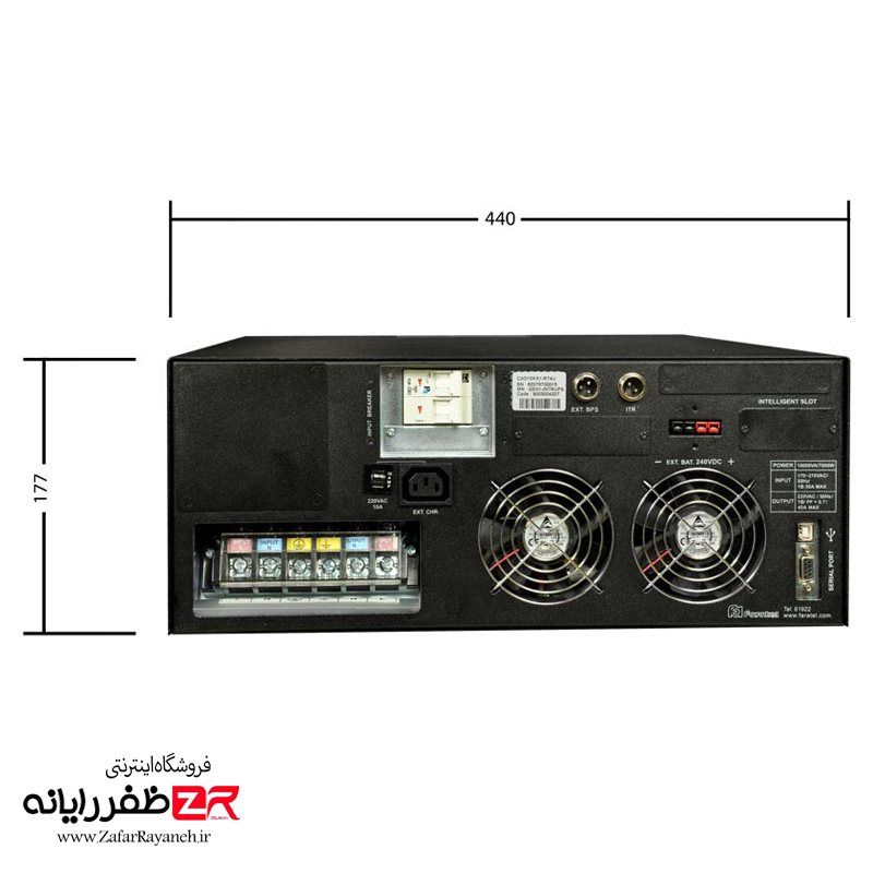 یو پی اس فاراتل سری Cadillac مدل CAD10KX1-RT-4U